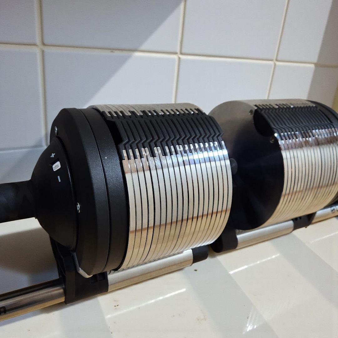 【美品】 ライシン 可変式ダンベル 40kg 2個セット 直取引可能