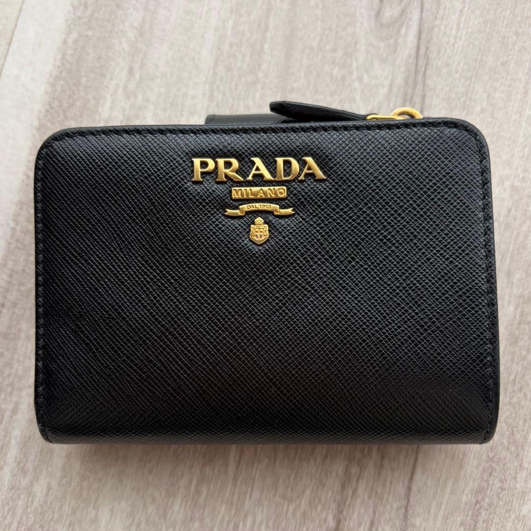 PRADA プラダ サフィアーノ 二つ折り 財布 正規品