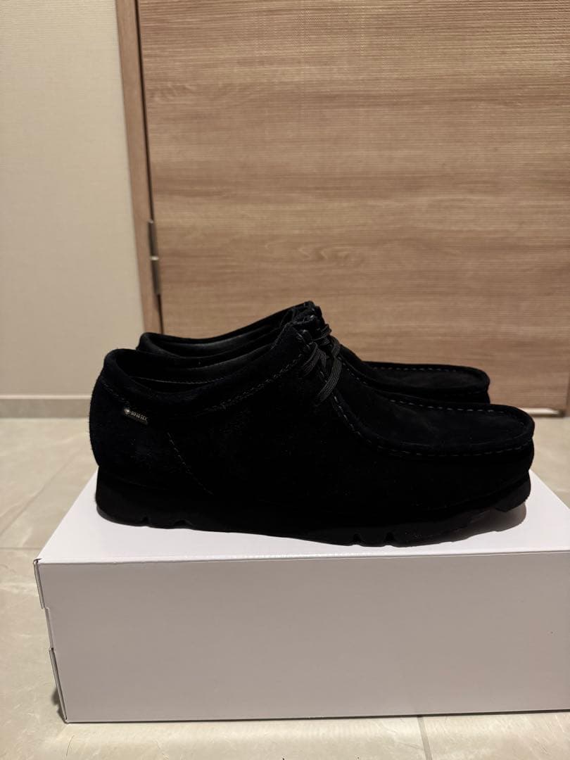 [美品] Clarks Wallabee GORE-TEX Black 27.5