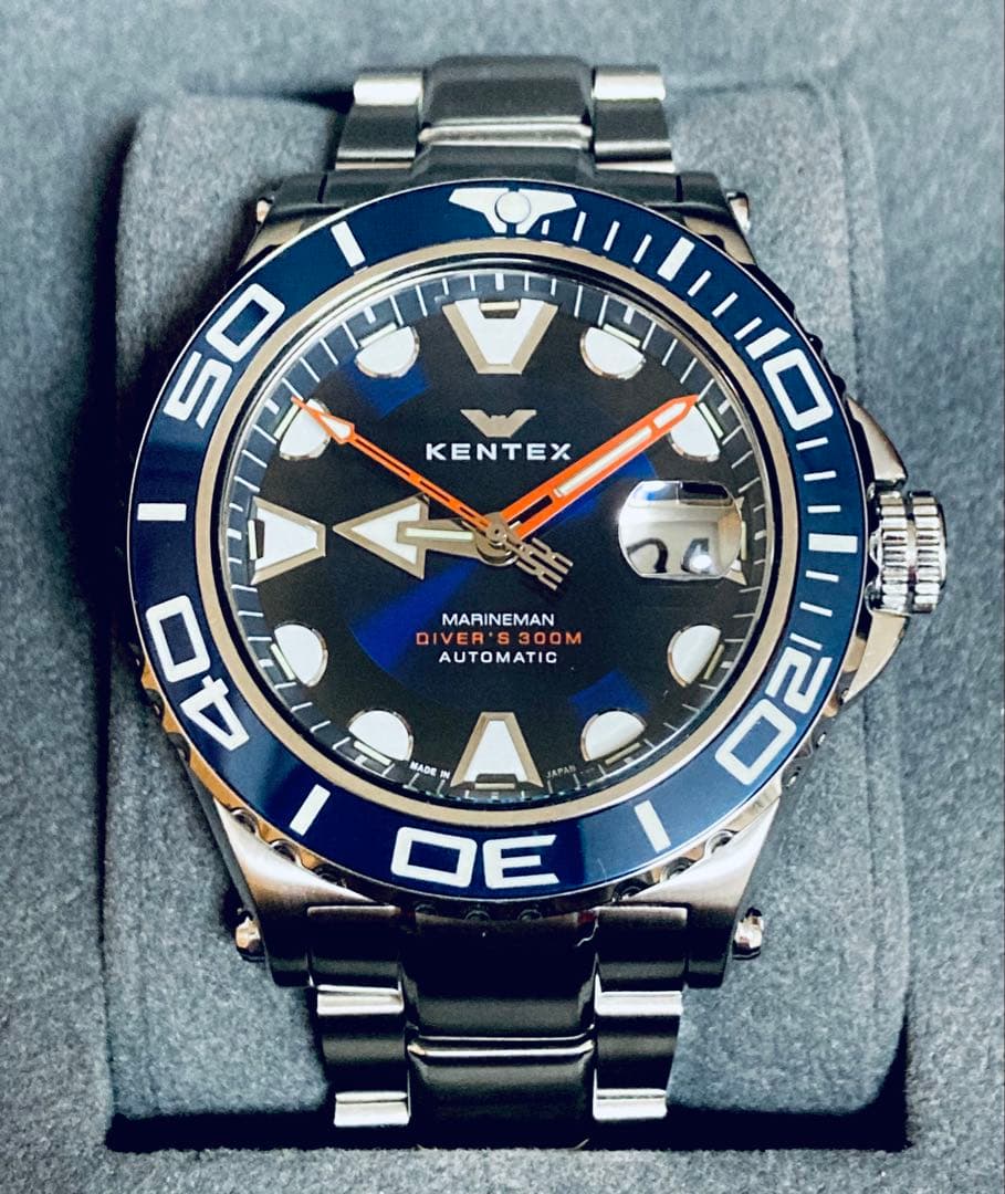 美品！KENTEX マリンマンシーアングラー S706X-02 日本製 自動巻き