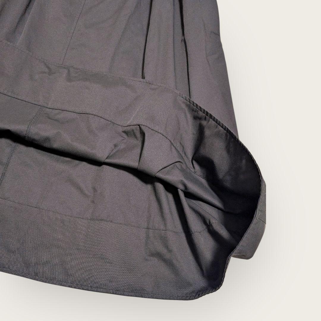 美品　センソユニコ　UNICO　シャーリング　キャミワンピ　ジャンスカ　38　黒