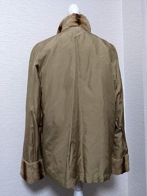 131　Altima アルティマ　シェアードウィーゼル毛皮　リバーシブルコート