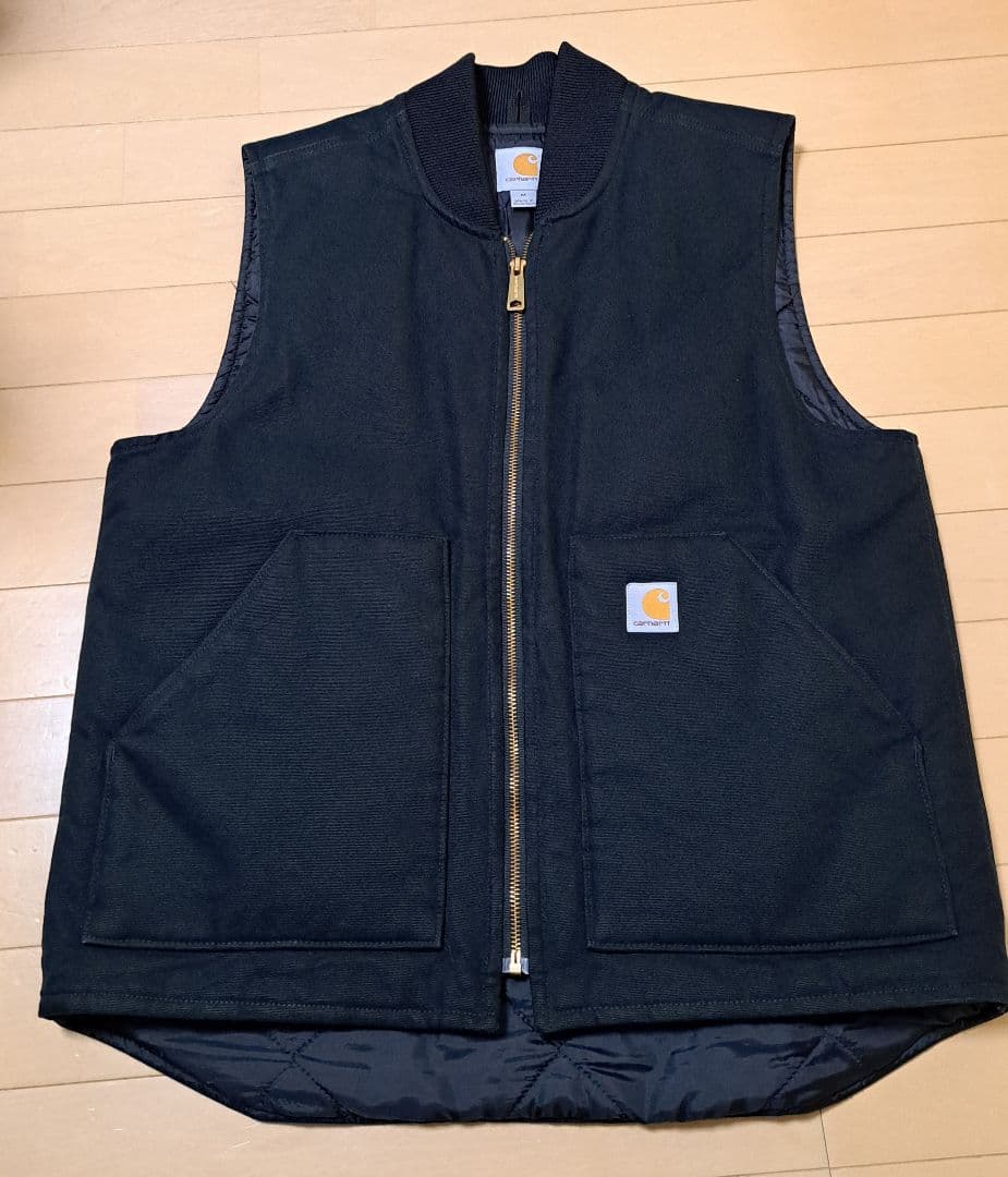 Carhartt ブラック M ダックベスト カーハート ベスト アメカジ