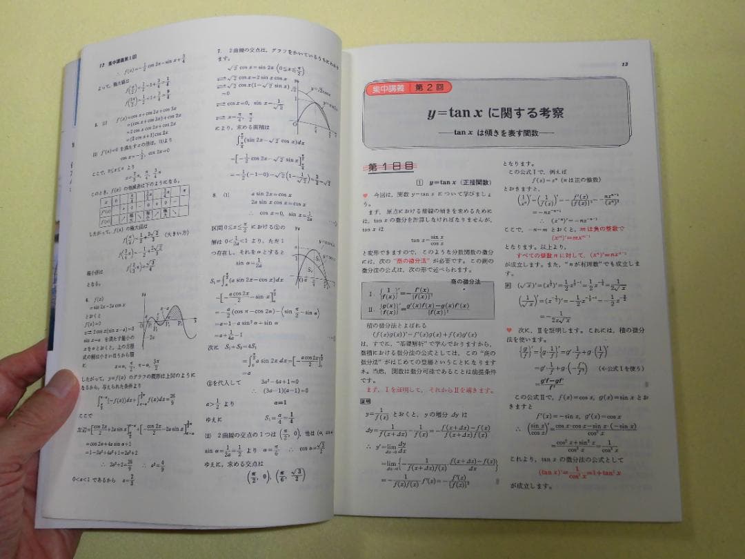 高3から始める入試対策 微分・積分集中講義　佐藤恒雄　旺文社
