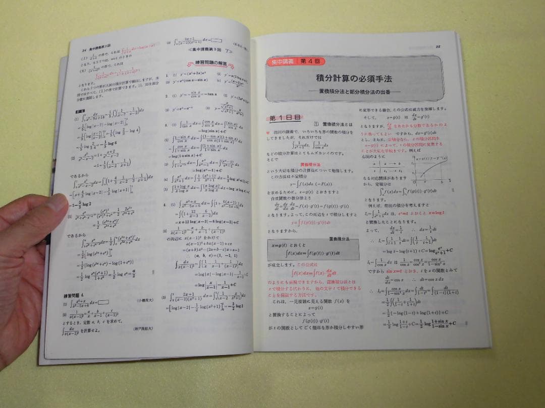 高3から始める入試対策 微分・積分集中講義　佐藤恒雄　旺文社