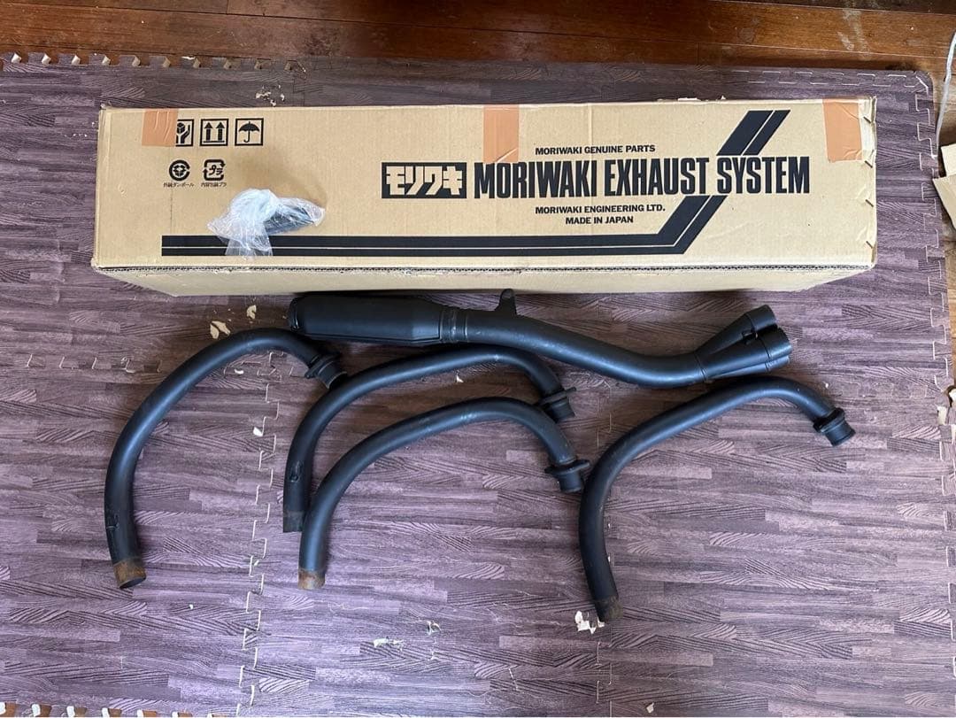 モリワキ Z用　モナカマフラー ブラック 01810-D1201-10