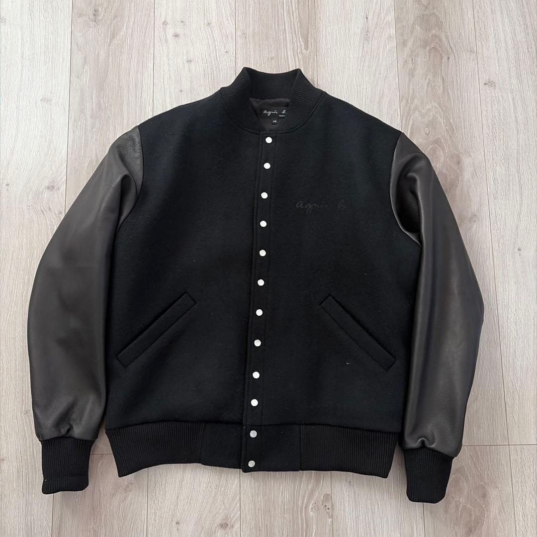 美品　アニエスべー　FRAGMENT / V.A スタジャン　sizeM