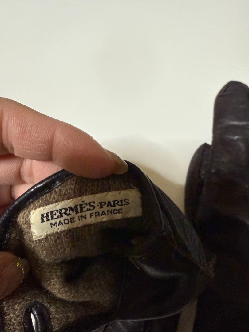 エルメス　レザー　手袋　革手袋