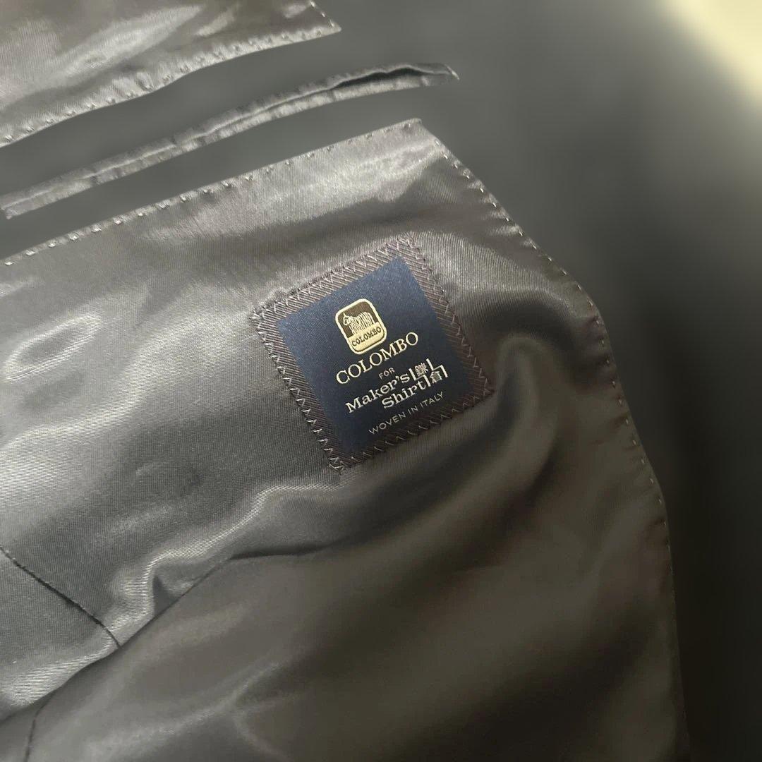 【未使用級】鎌倉シャツ × COLOMBO カシミヤ チェスターコート 黒 XL