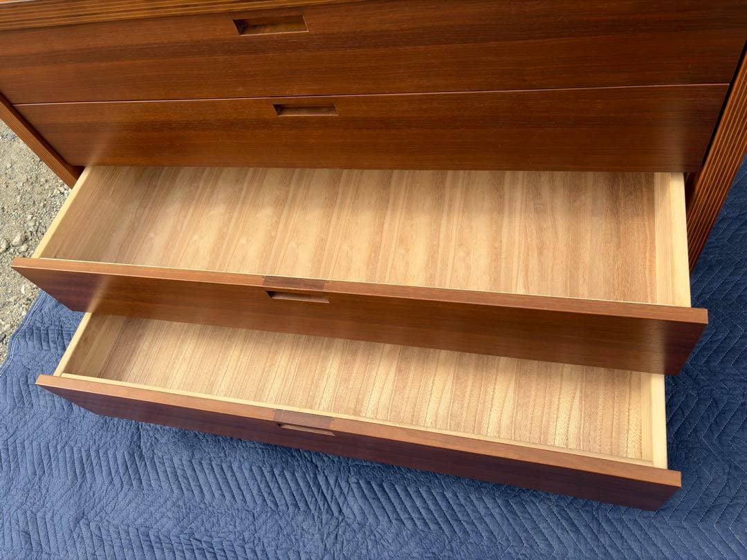 カンディハウス ストライプ チェスト DR-120 ウォールナット