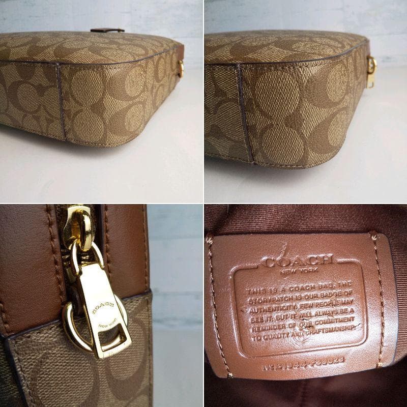 【美品】COACH ビジネスバッグ ショルダーバッグ  2way  シグネチャー