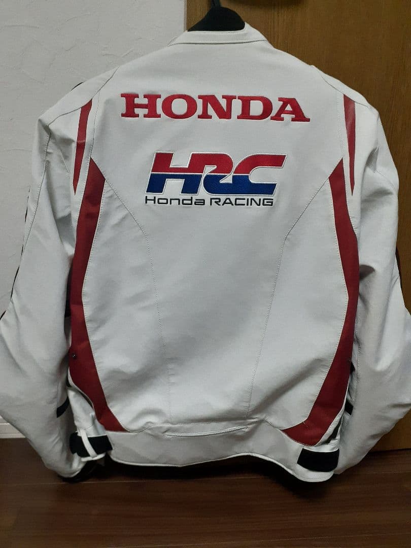 みつ！！【中古・送料無料】HONDA HRCジャケット ホワイト/レッド/