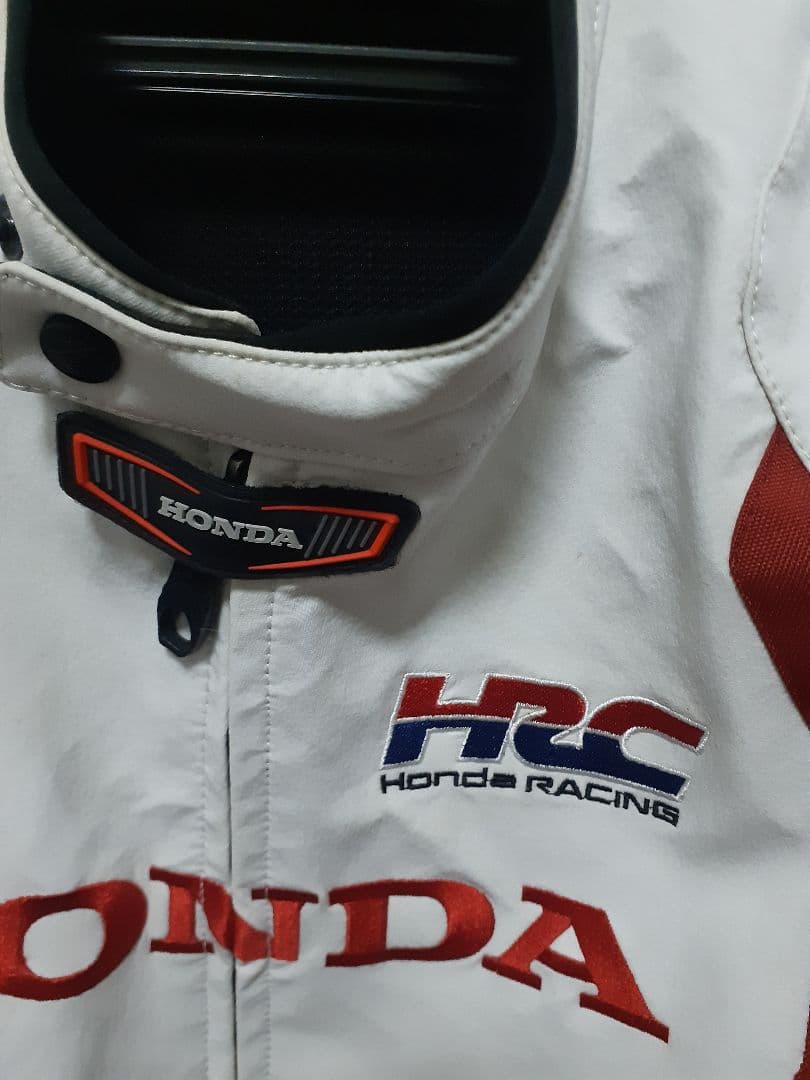 みつ！！【中古・送料無料】HONDA HRCジャケット ホワイト/レッド/
