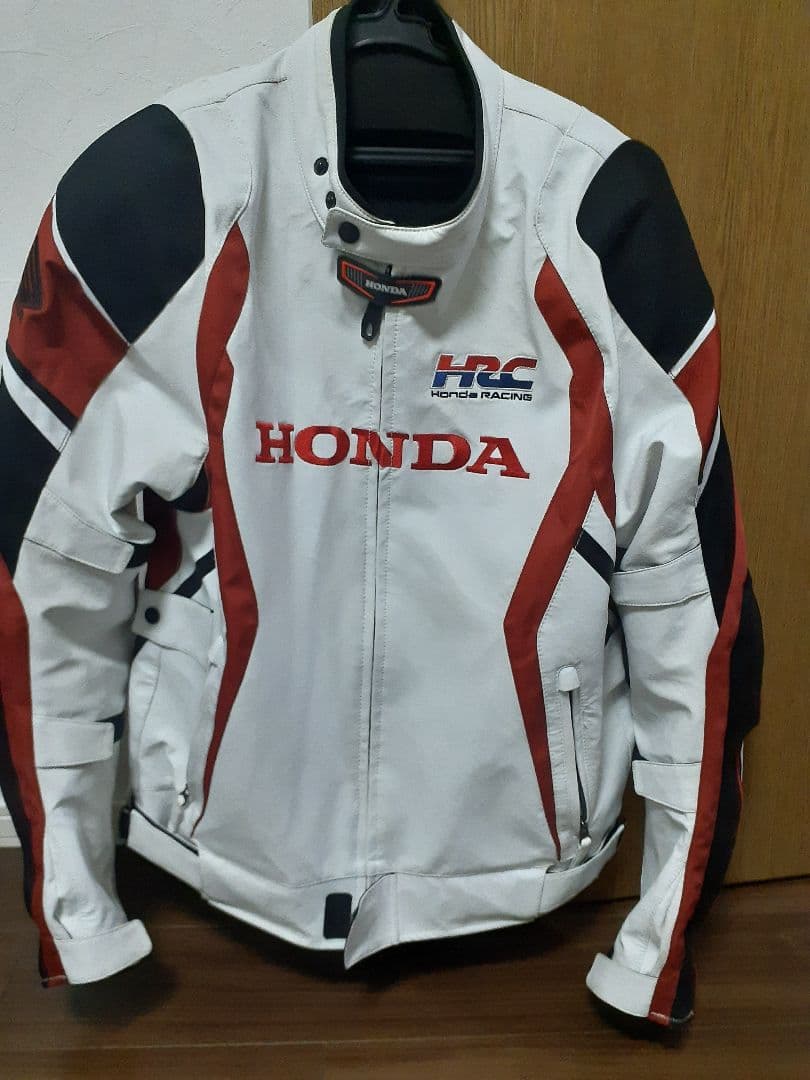 みつ！！【中古・送料無料】HONDA HRCジャケット ホワイト/レッド/