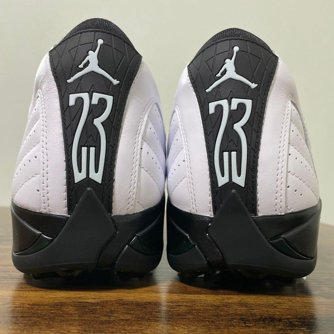 ナイキ ゴルフ　エアジョーダン 14 G　31cm　ホワイト/ブラック　箱無し