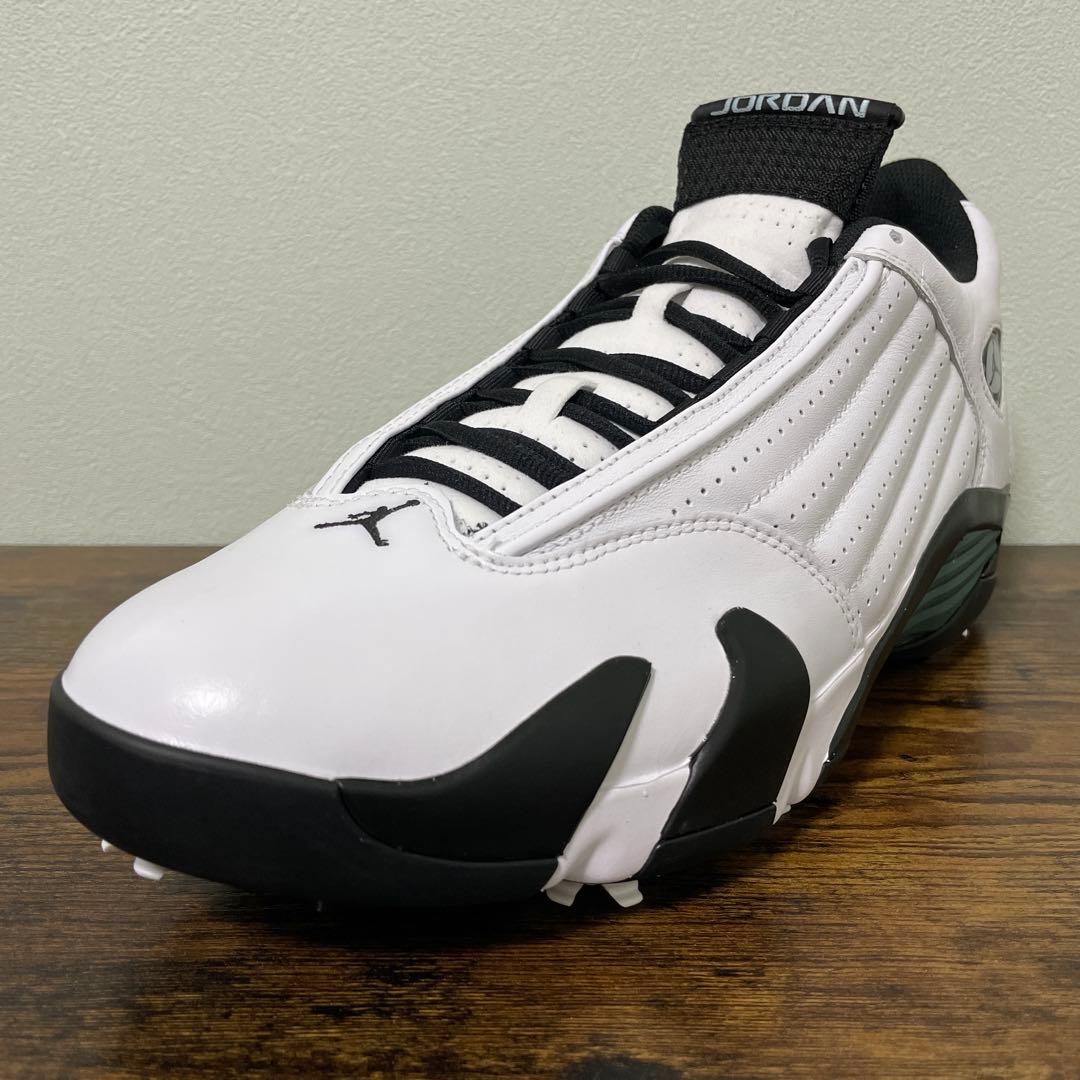 ナイキ ゴルフ　エアジョーダン 14 G　31cm　ホワイト/ブラック　箱無し