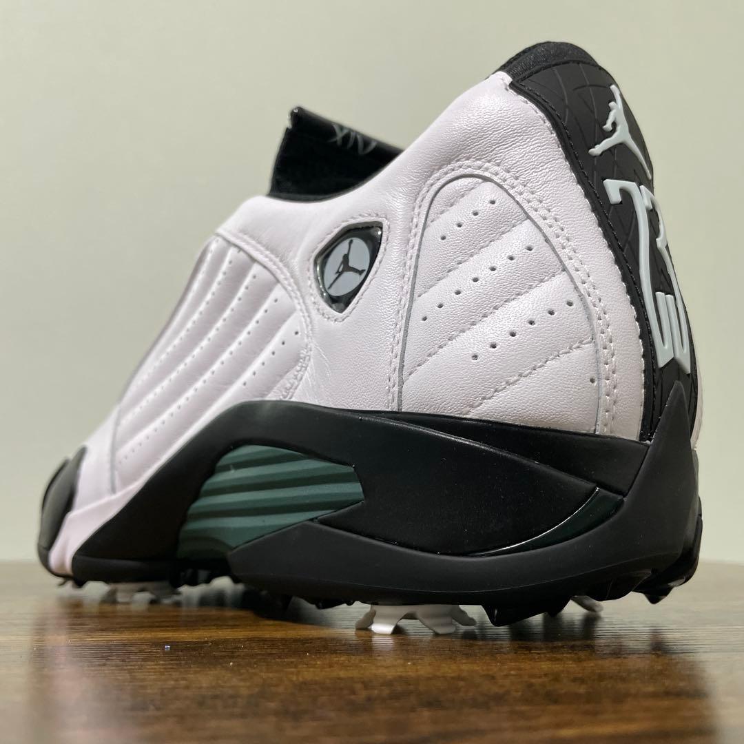 ナイキ ゴルフ　エアジョーダン 14 G　31cm　ホワイト/ブラック　箱無し