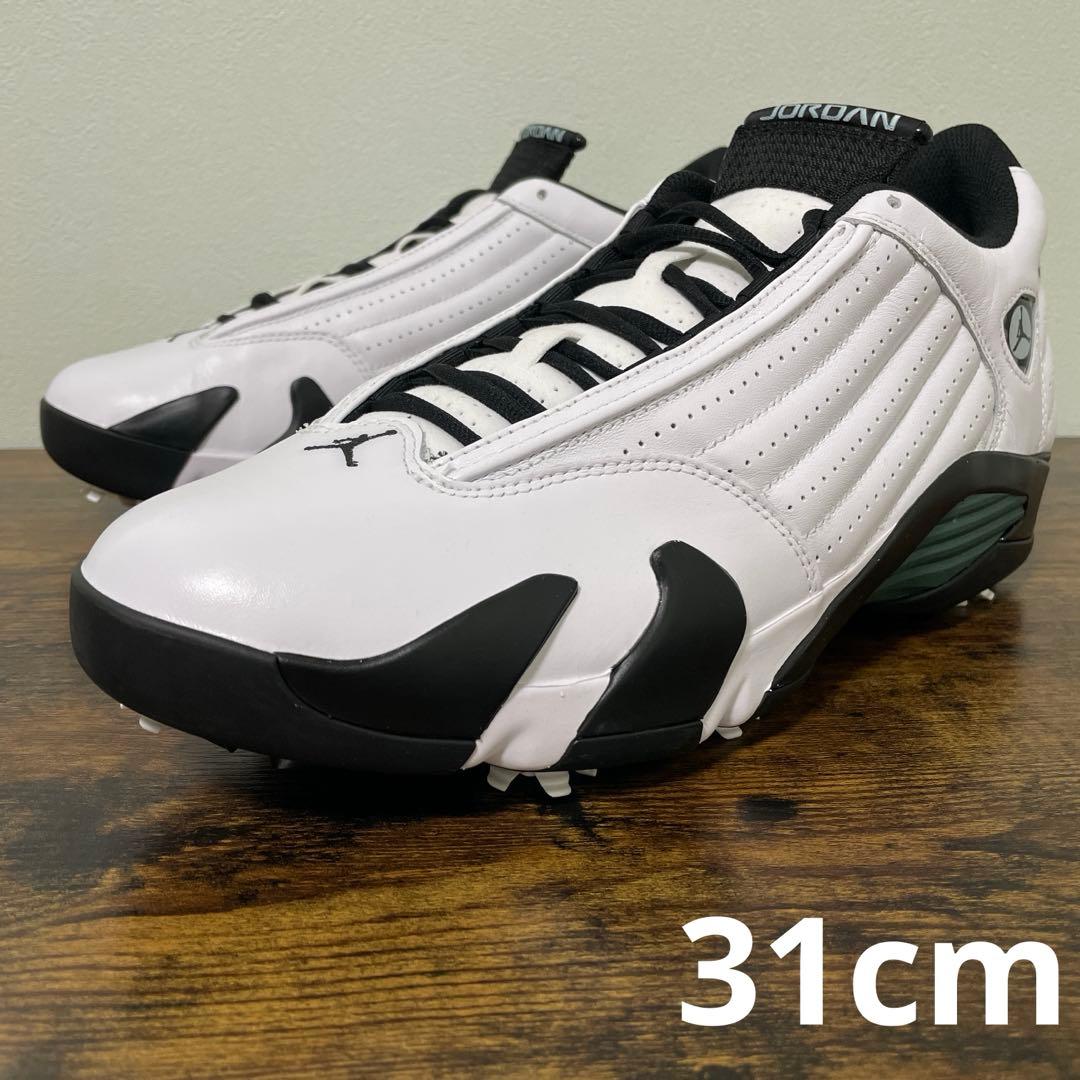 ナイキ ゴルフ　エアジョーダン 14 G　31cm　ホワイト/ブラック　箱無し