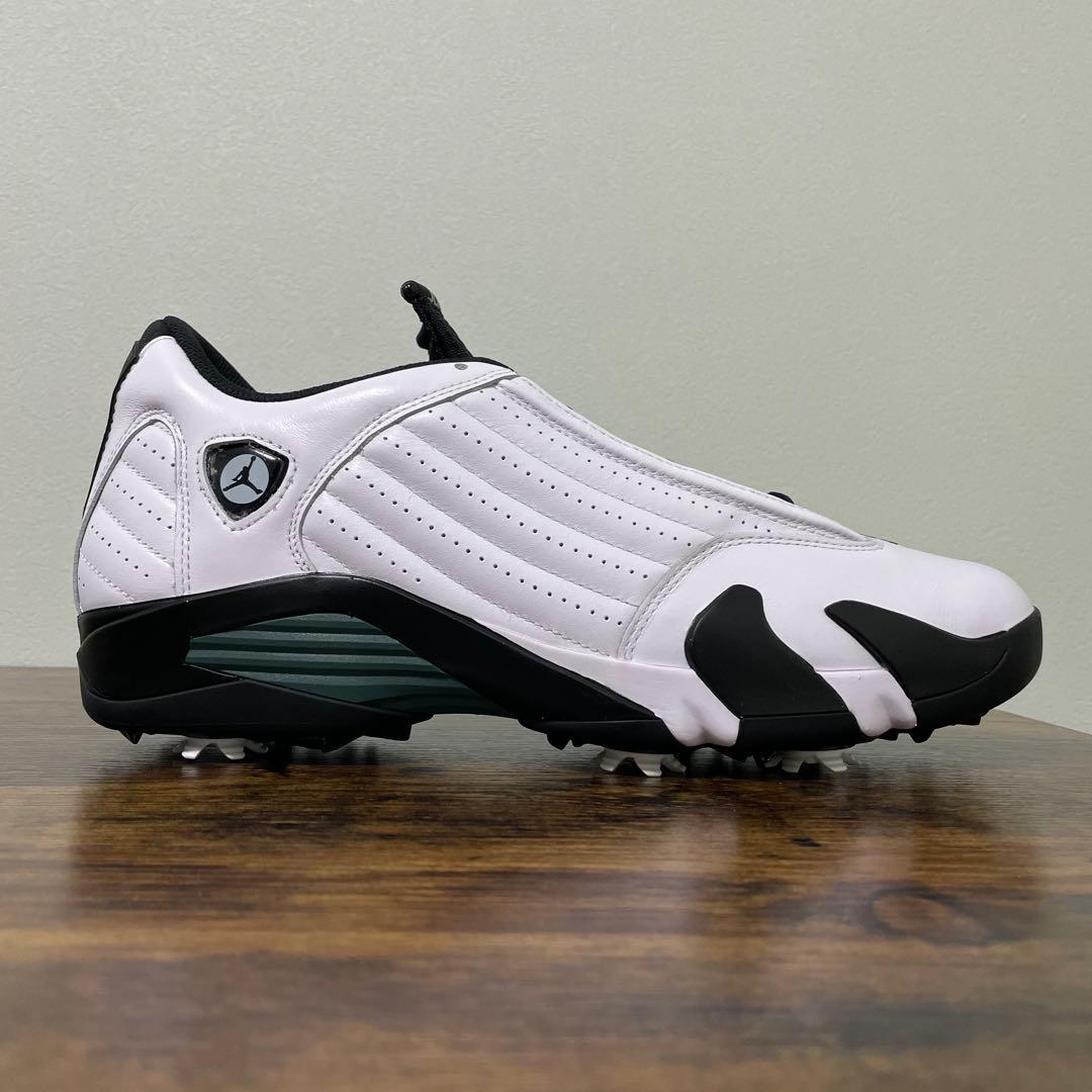 ナイキ ゴルフ　エアジョーダン 14 G　31cm　ホワイト/ブラック　箱無し