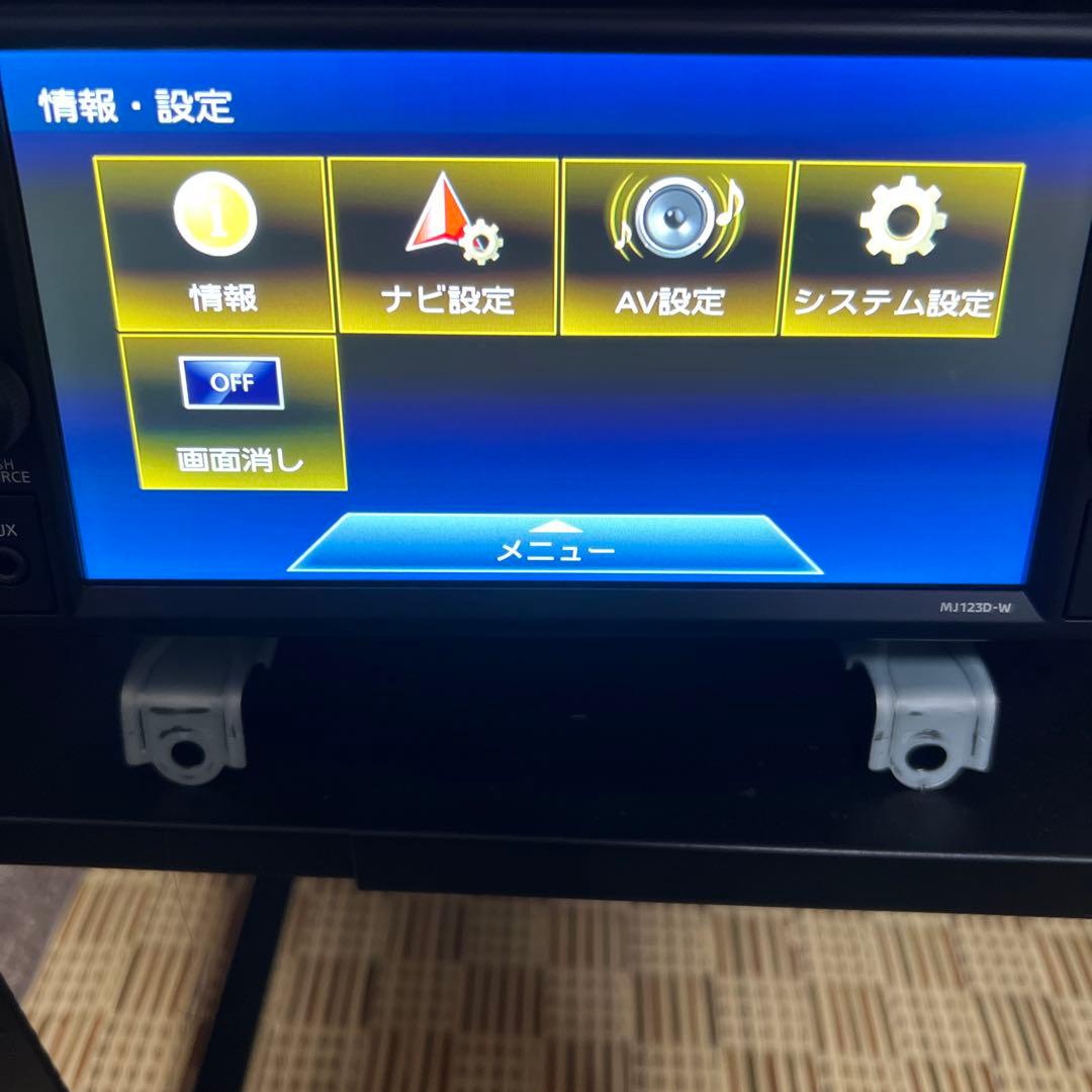 美品！MJ123D-W 2025年製 日産純正ケンウッドB8260-7998Q