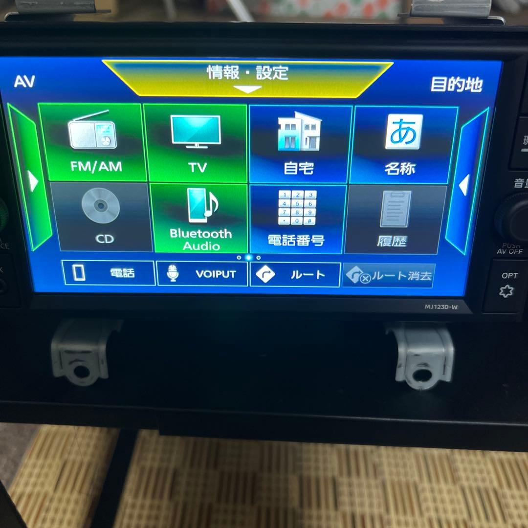美品！MJ123D-W 2025年製 日産純正ケンウッドB8260-7998Q
