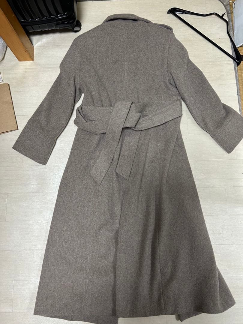 thetoe Fleet wool coat ベージュ S