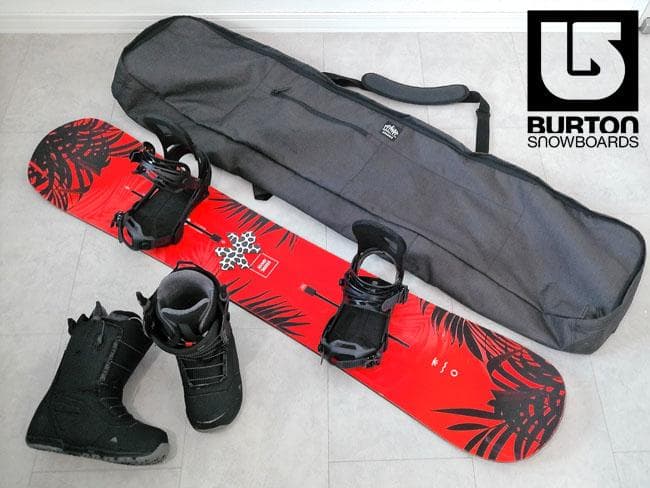 BURTON バートン HIDEAWAY 148cm スノーボード 4点セット