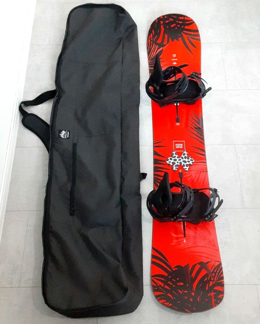 BURTON バートン HIDEAWAY 148cm スノーボード 4点セット