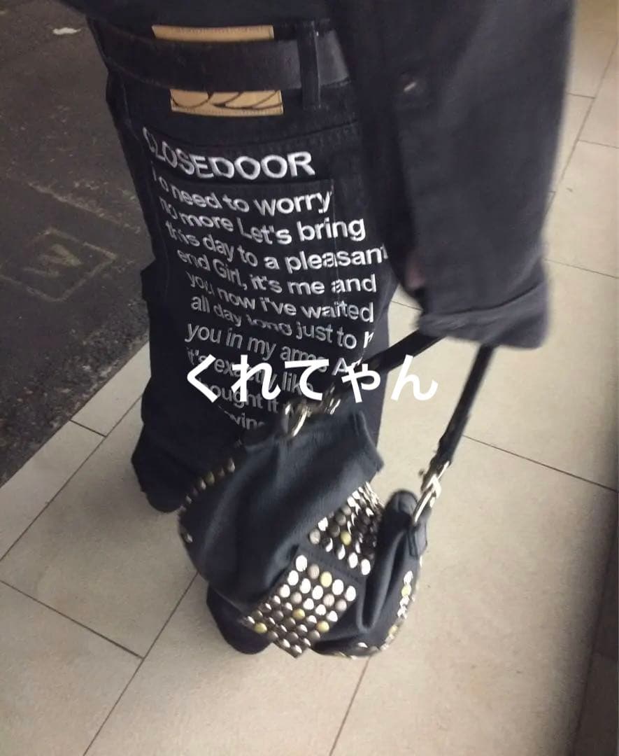 スタッズ バッグ ショルダーy2k グランジ