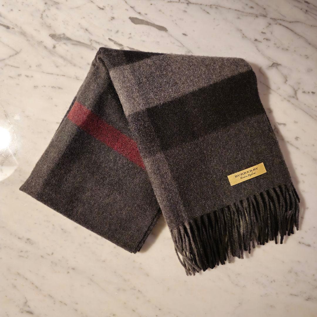 BURBERRY バーバリー カシミヤ マフラー ストール