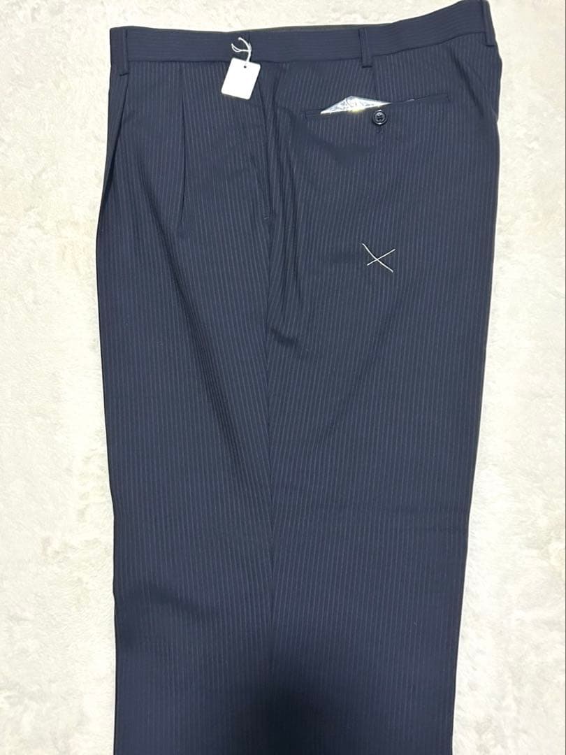 【美品・未使用級】REGAL リーガル スーツ2パンツ 希少 BE8 ネイビー