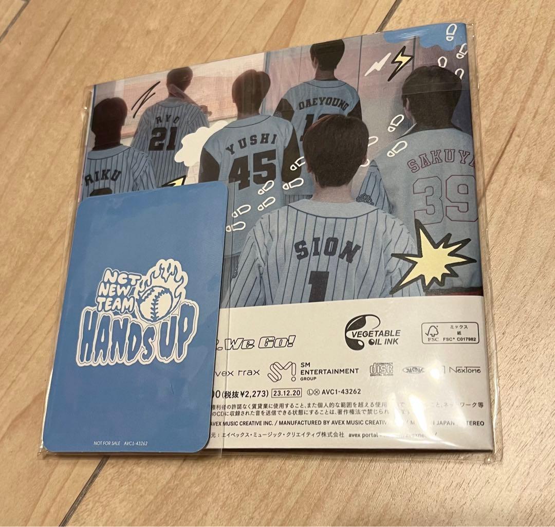 nct new team リク トレカ 初回限定版 A Hands Up CD