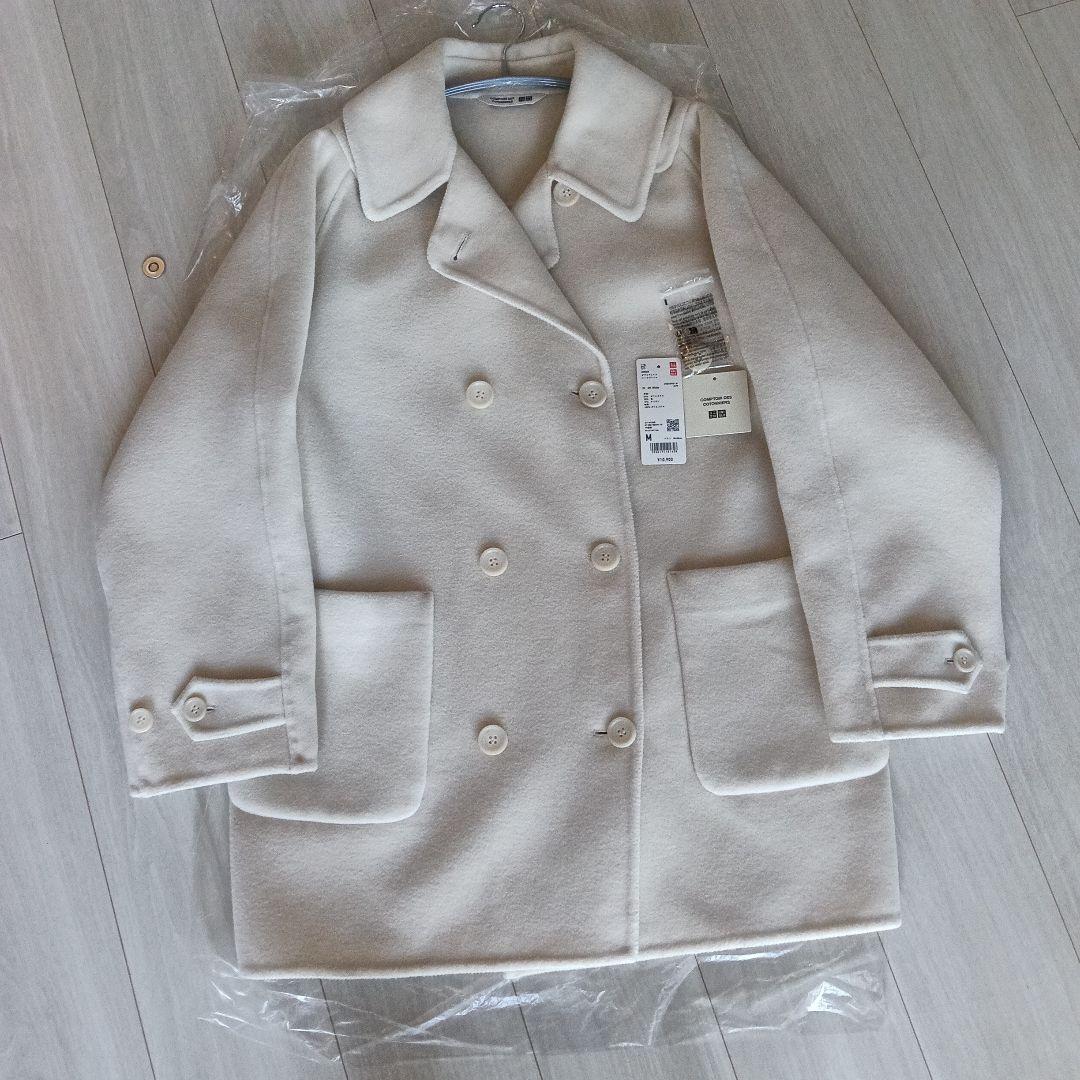 試着のみUNIQLO xコントワーデコトニエ ダブルフェイスハーフコート
