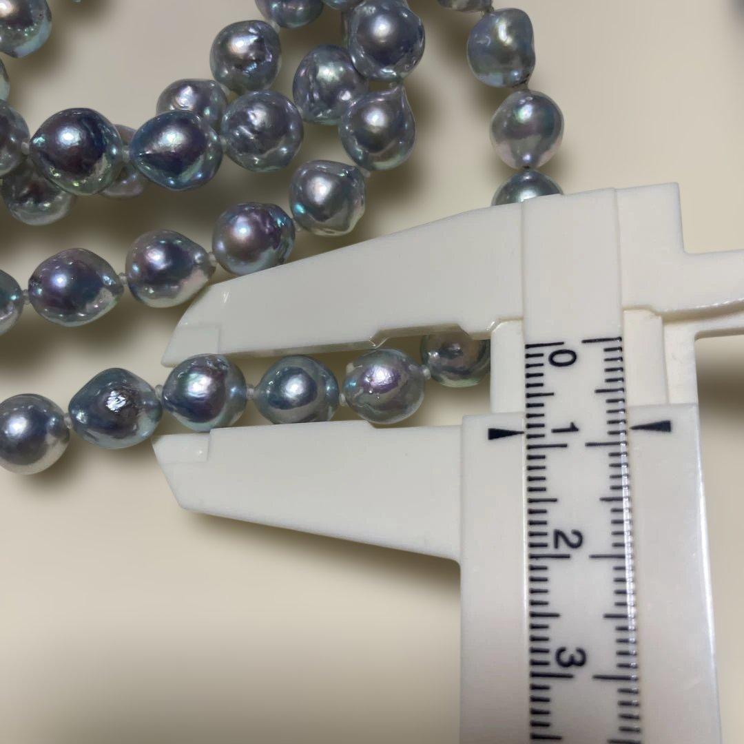 ご予約品、真珠ネックレス、あこやロング