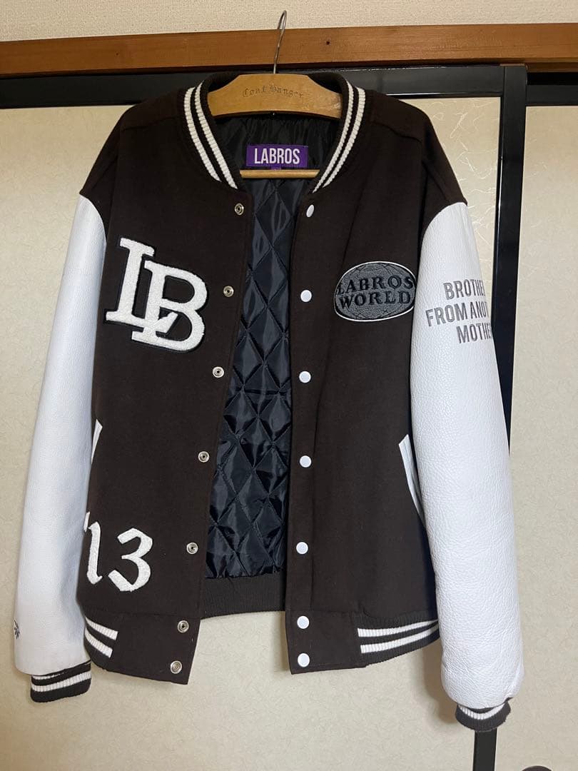 LABROS スタジャン ブラウン