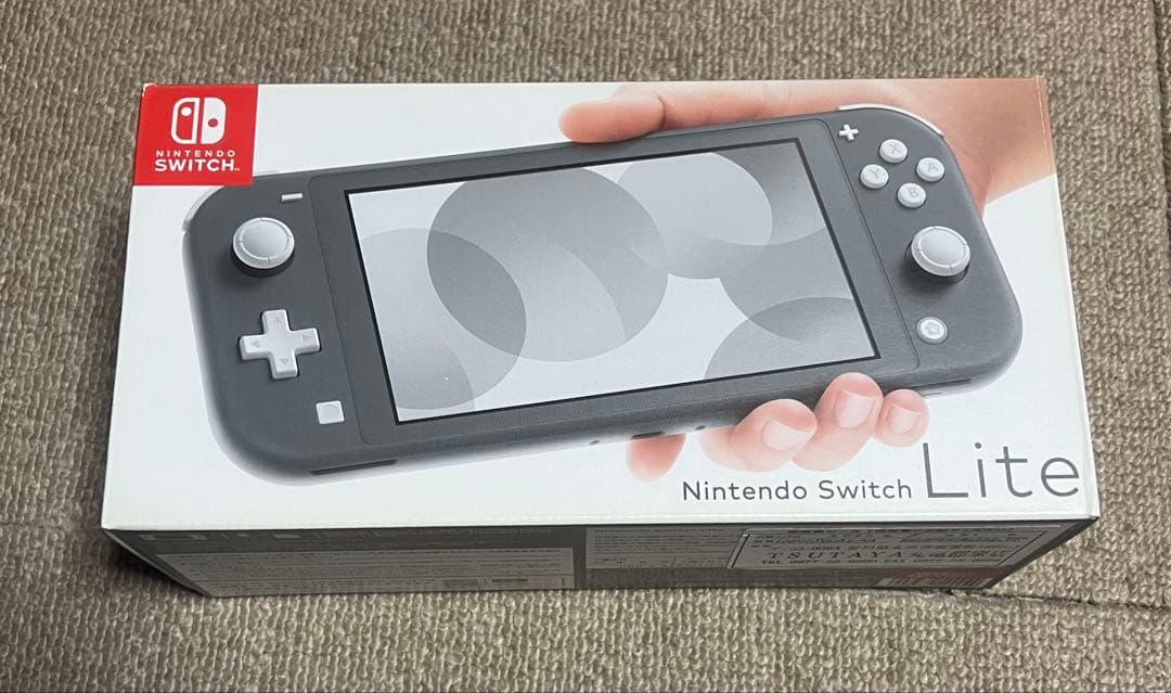 Nintendo Switch Lite グレー 本体 充電器、外箱あり