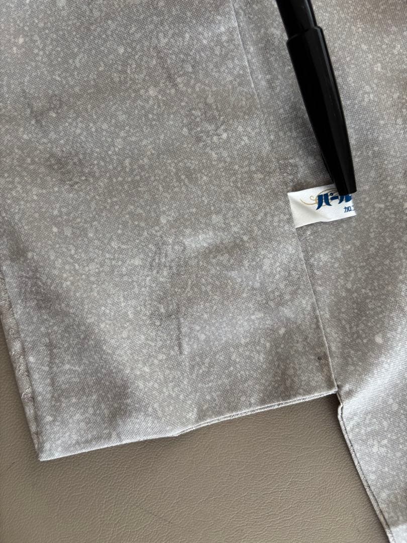 正絹 紋お召 撒き糊散らし 花唐草 裾暈し 袷 付け下げ 仕付け糸付き未使用