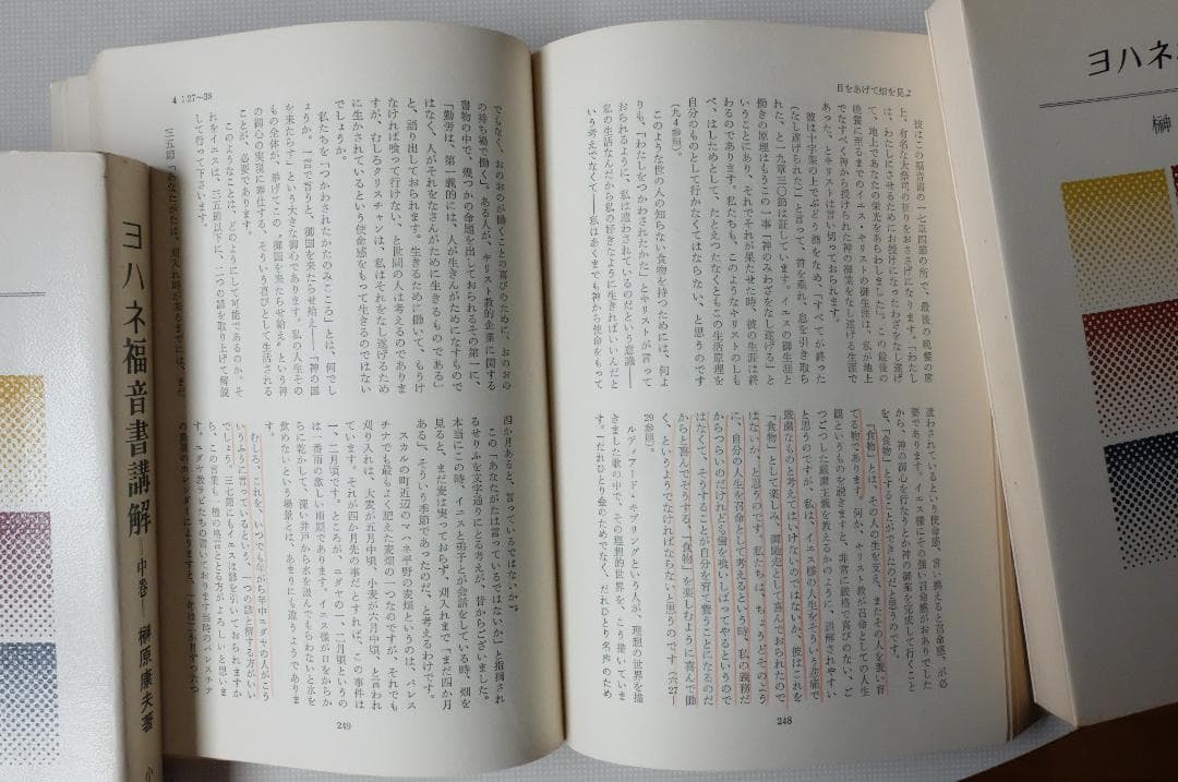ヨハネ福音書講解 上・中・下巻３冊セット／榊原康夫