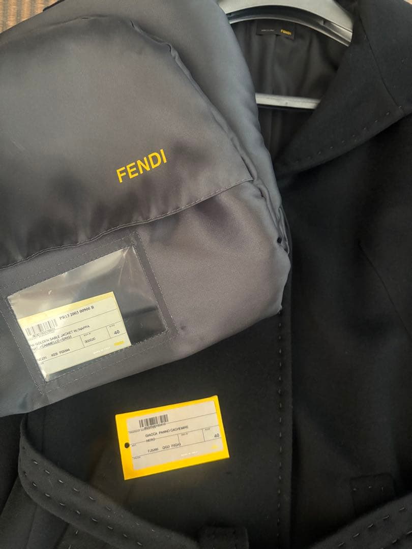 ム*カ様 FENDI GIACCA PANNI CACHEMIRE テーラードジ