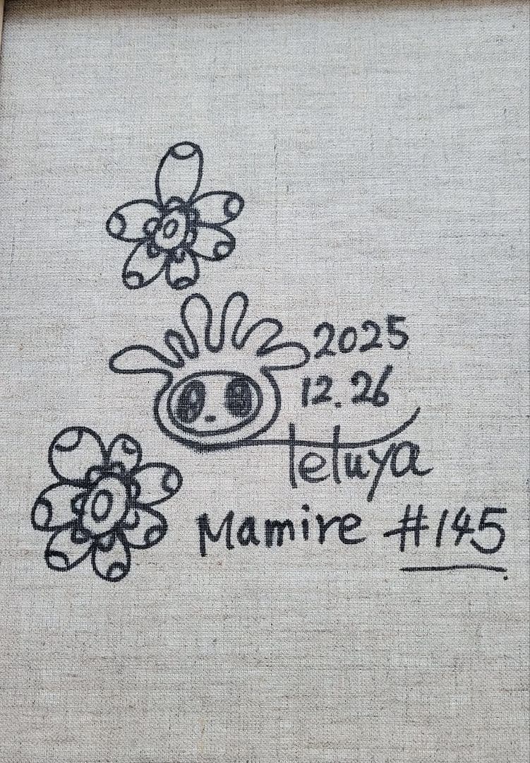 ★鈴木哲也★S20 現代アート 原画 絵画 ポップアート ★送料無料#145