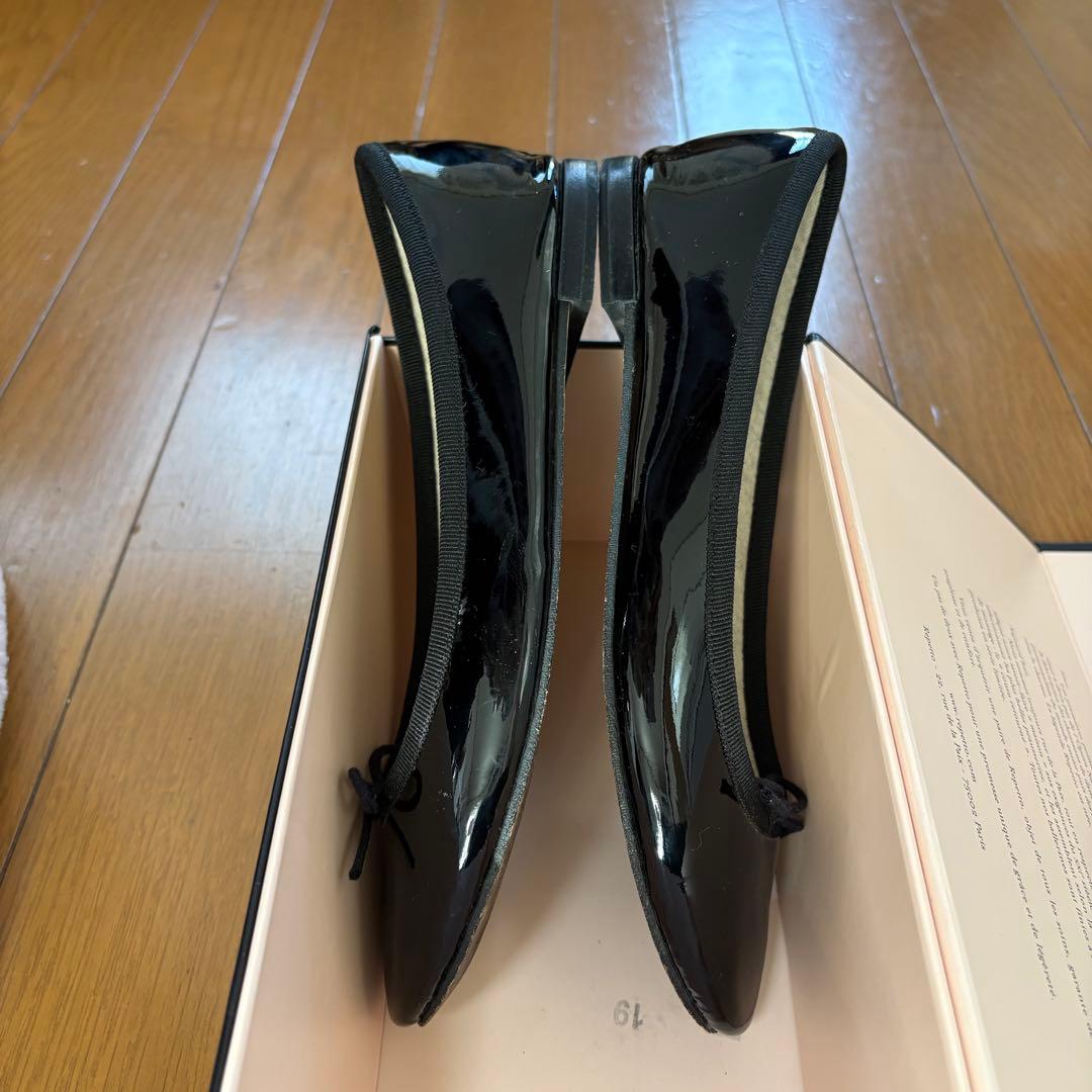 こ*ま様 38 レペット　Repetto ブラック フラットシューズ