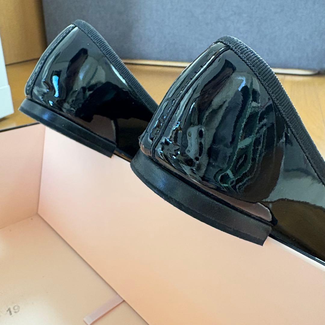 こ*ま様 38 レペット　Repetto ブラック フラットシューズ