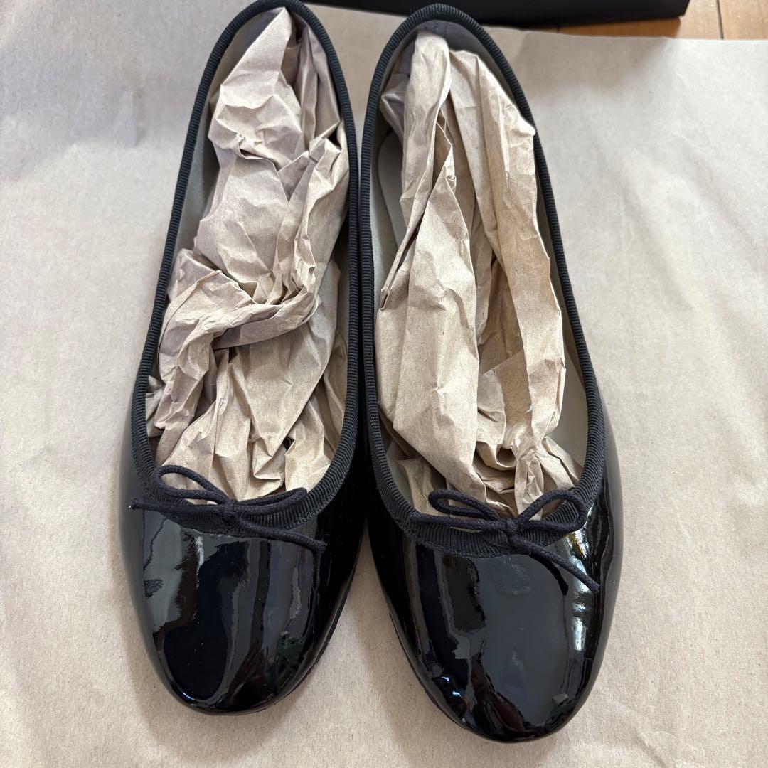 こ*ま様 38 レペット　Repetto ブラック フラットシューズ