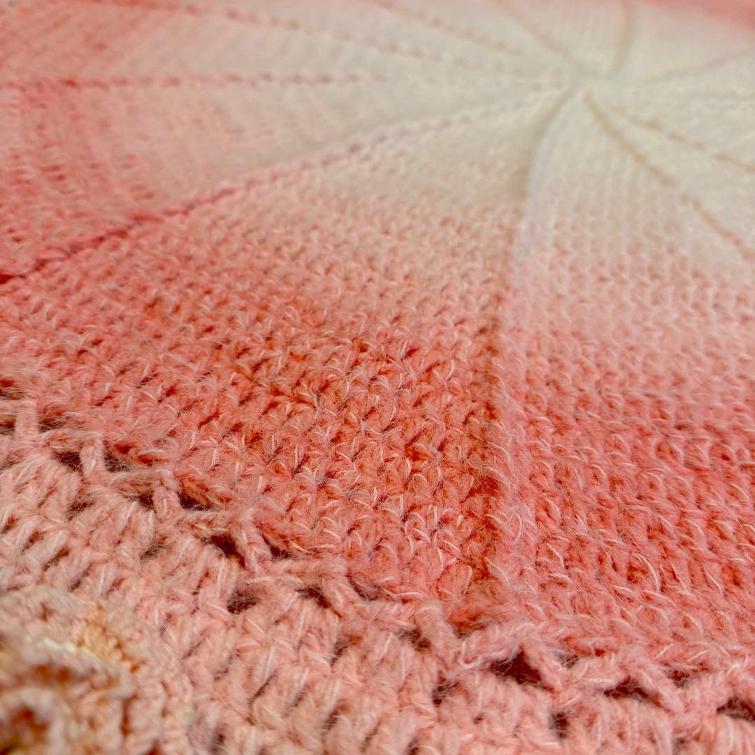 カーネーションの花束ブランケット ブーケブランケット ピンクグラデーション