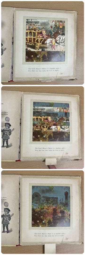 N o345 激レア 超希少 洋書アンティーク 仕掛け絵本 アーネストニスター