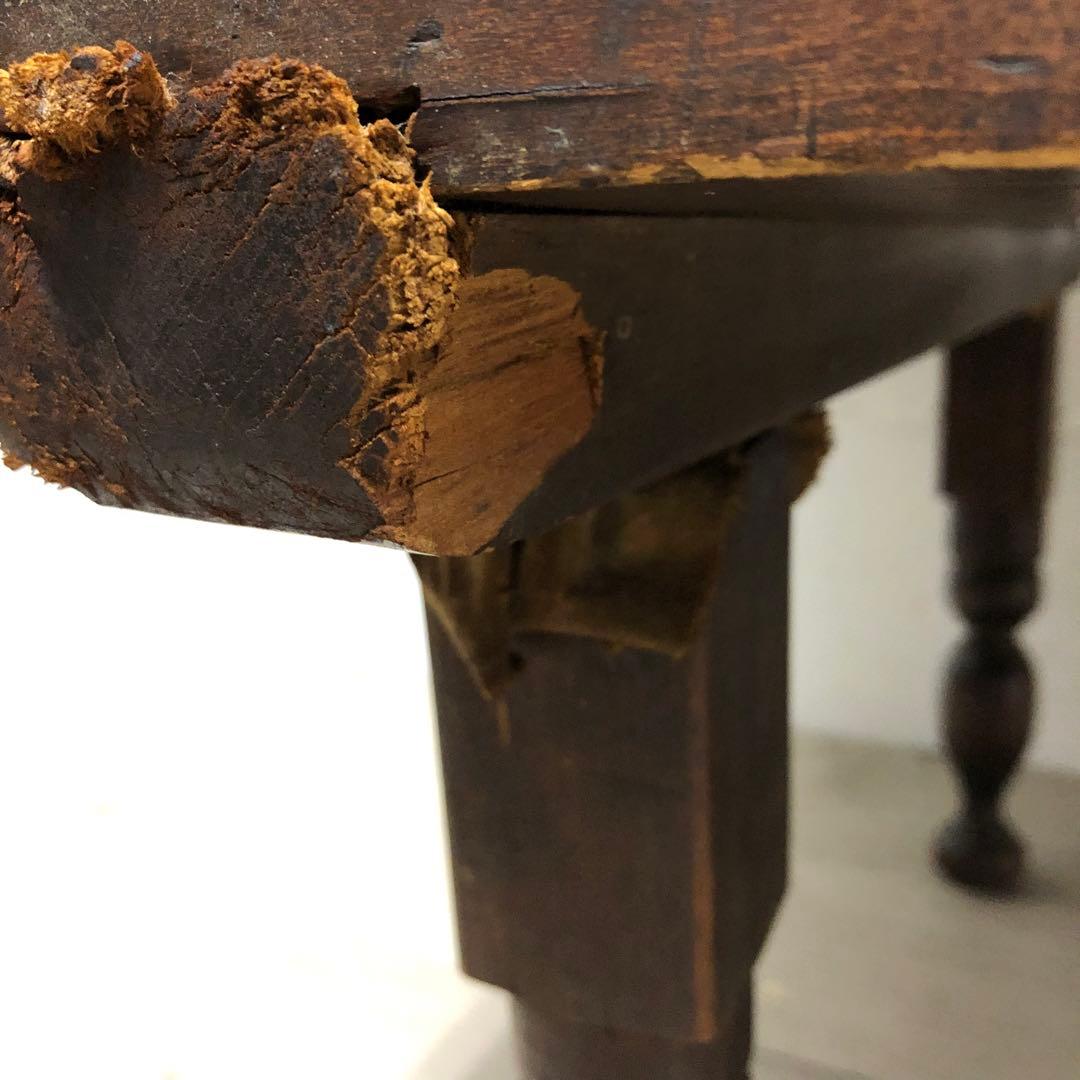 昭和レトロ　ちゃぶ台　木製　文机　座卓　ブラウン　作業台