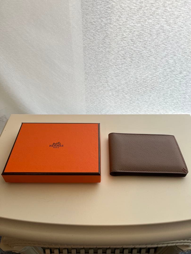 極美品 HERMES Hセリエ 折り財布　カードケース　アルザン