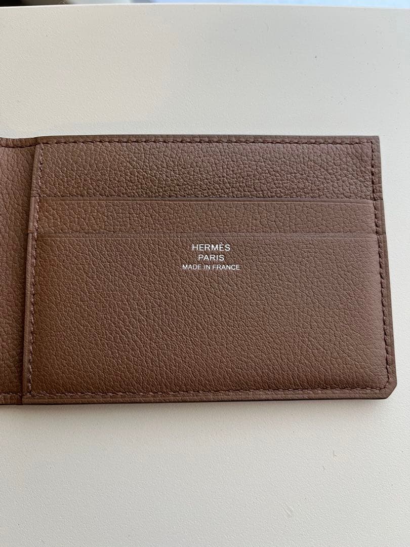 極美品 HERMES Hセリエ 折り財布　カードケース　アルザン