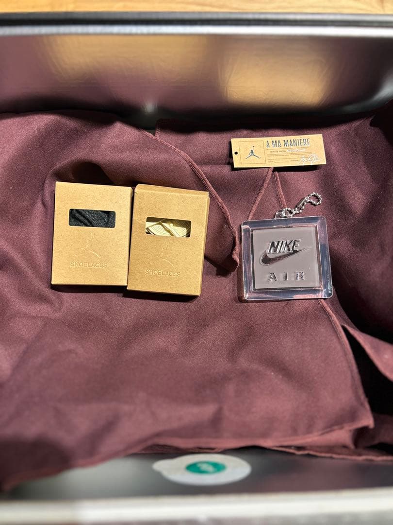 美品　A Ma Maniere Air Jordan 3 ブラック/グレーW27