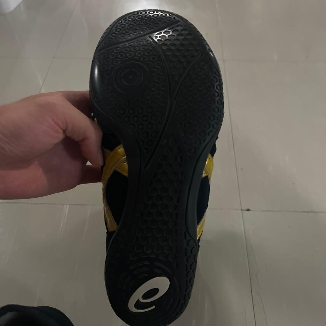 ASICS ボクシングシューズ ブラック/イエロー